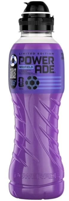 Powerade Midfield Non-Carbonated Melon-Flavored Isotonic Sports Drink, with Pantothenic Acid