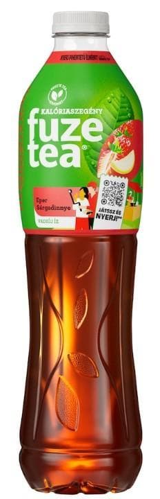 Fuze Tea Non-Carbonated Strawberry and Melon Flavored Soft Drink with Black Tea Extract