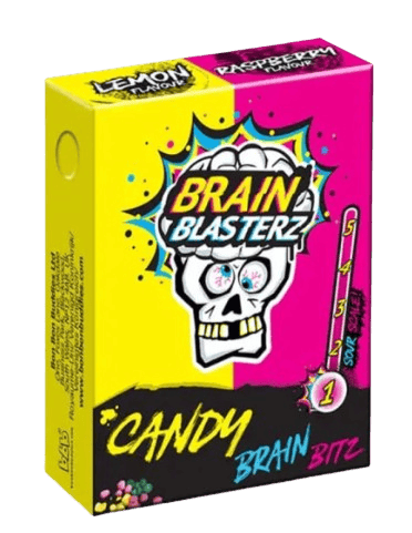 Brain Blasterz Bitz savanyú cukorkadarabok