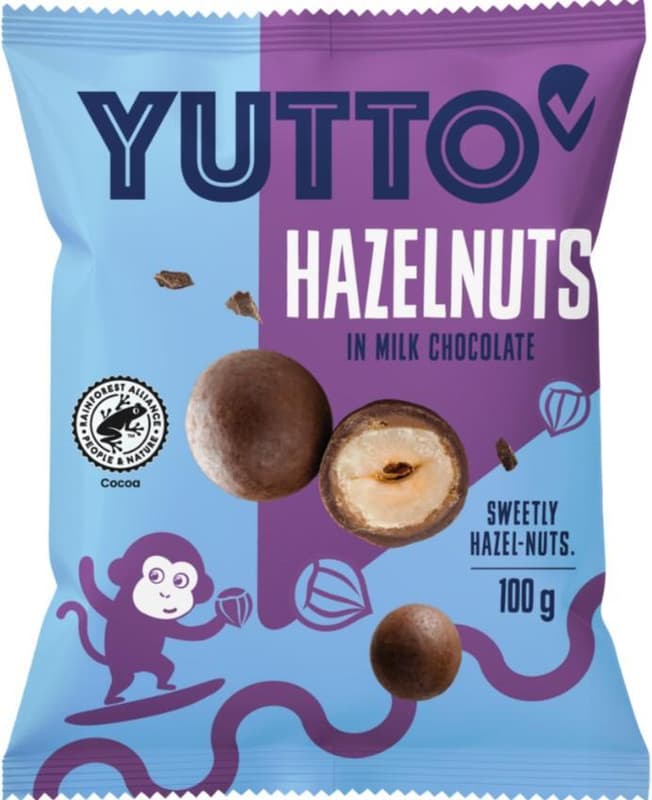 YUTTO Hazelnuts in milk chocolate
