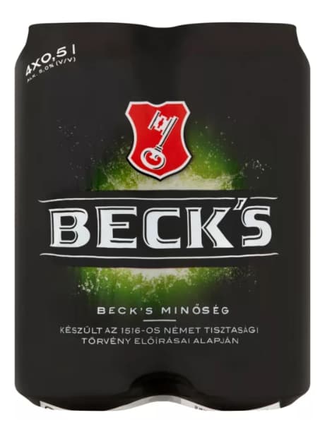 Beck's doboz 4 pack