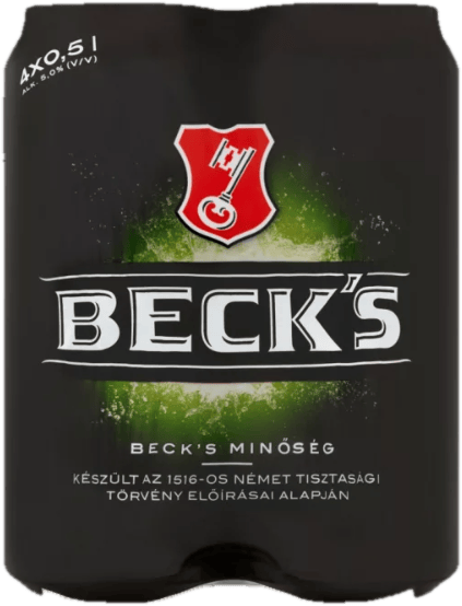 Beck's doboz 4 pack