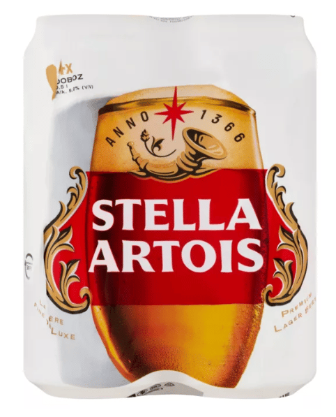 Stella Artois doboz 4 pack