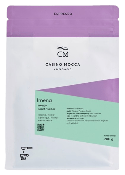 Casino Mocca roasted whole bean coffee for espresso – Imena – Rwanda
