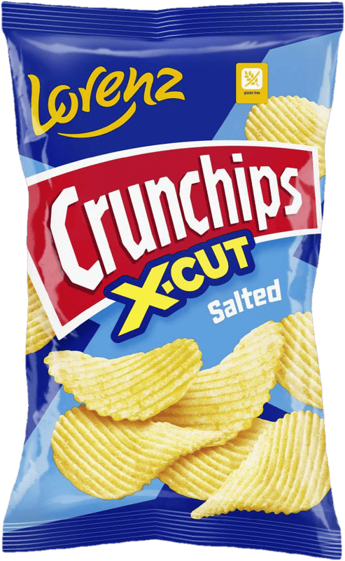 Lorenz Crunchips X-Cut Sós