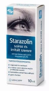 Starazolin szemcsepp száraz irritált szemre 10ml