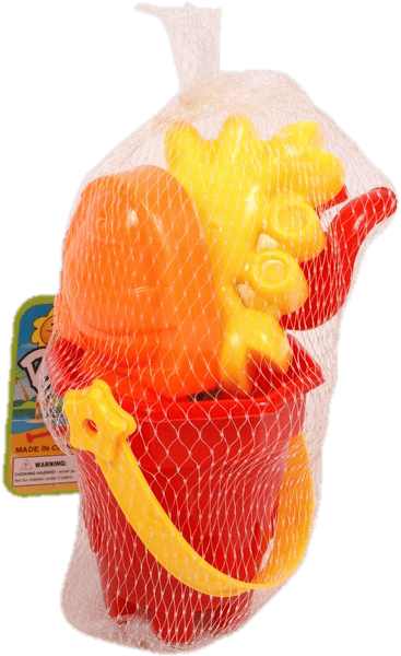 Homokozó 7 darabos készlet vödörben - többféle