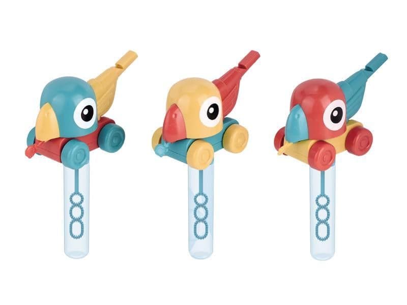 2in1 buborékfújó és éneklő madárka többféle