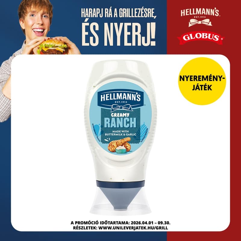 Hellmann's Fokhagymás Ranch szósz