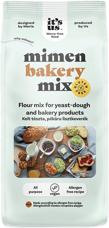 it's us MIMEN bakery (kelt tészta, pékáru) gluténmentes lisztkeverék
