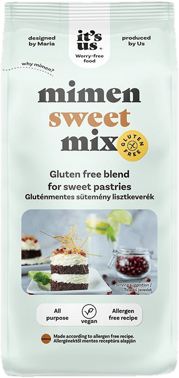 it's us MIMEN sweet (sütemény, palacsinta) gluténmentes lisztkeverék