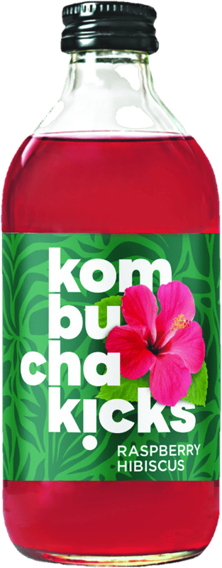 Kombucha Kicks BIO - Raspberry and Hibiscus flavour
