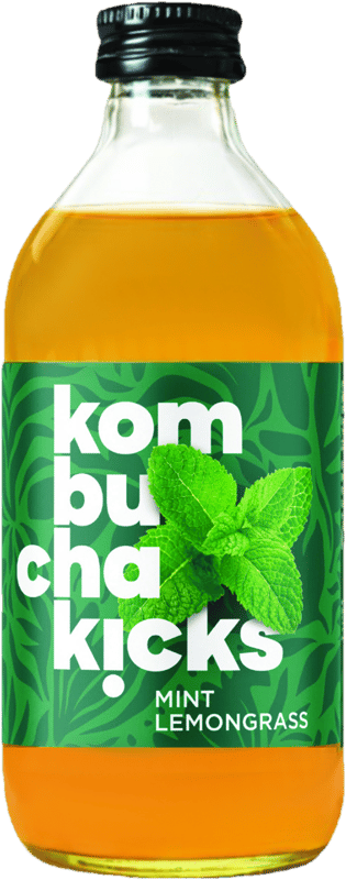 Kombucha Kicks ORGANIC - Mint & Lemon Balm flavour