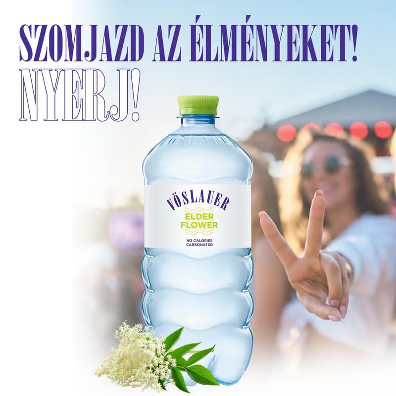 Vöslauer Flavour szénsavas ásványvíz Bodzás