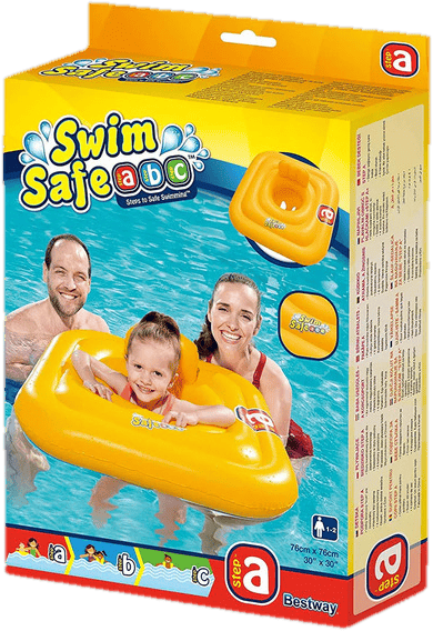 Bestway 32050 Baba úszóka - sárga 76 x 76 cm