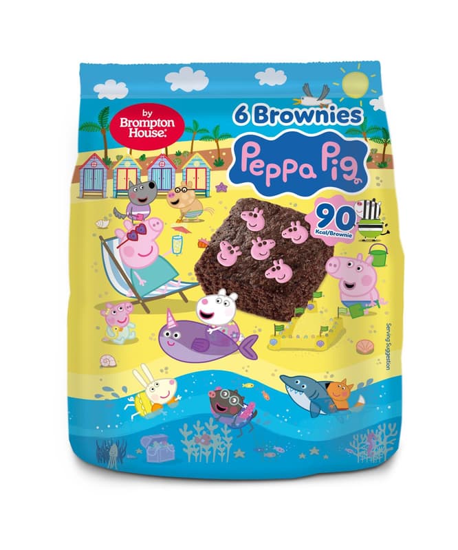 Peppa malac Brownie cukor díszítéssel