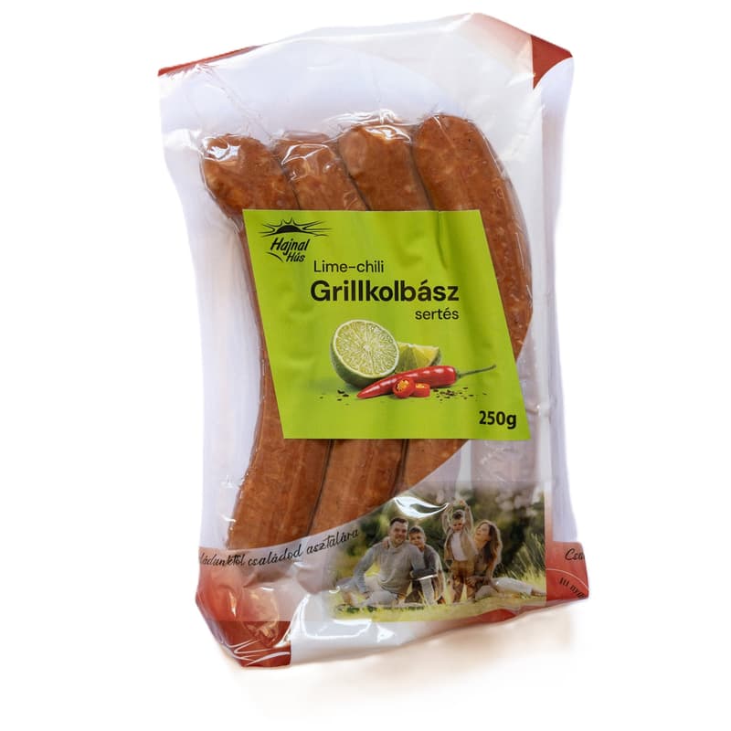 Hajnalhús sertés grillkolbász chili-lime