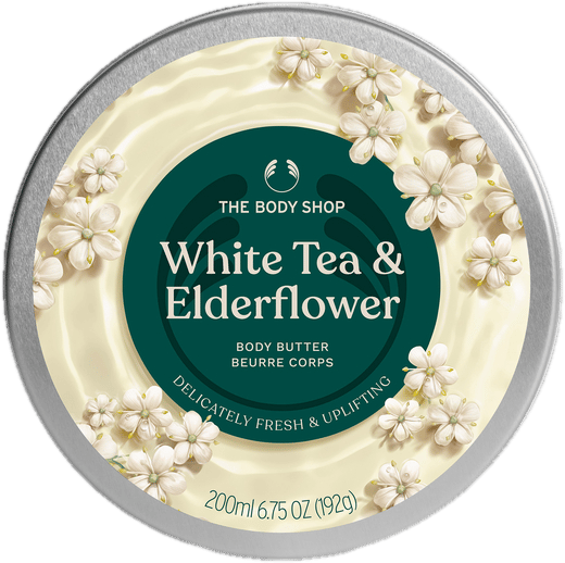 The Body Shop fehér tea és bodzavirág testvaj