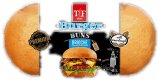 TF Brioche Hamburger Buns (4x80g)