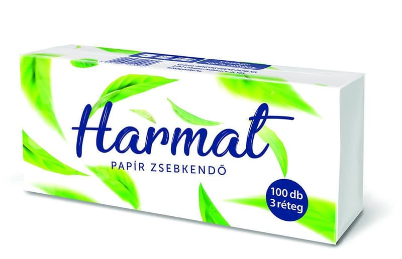 Harmat 100 db 3 rétegű papírzsebkendő