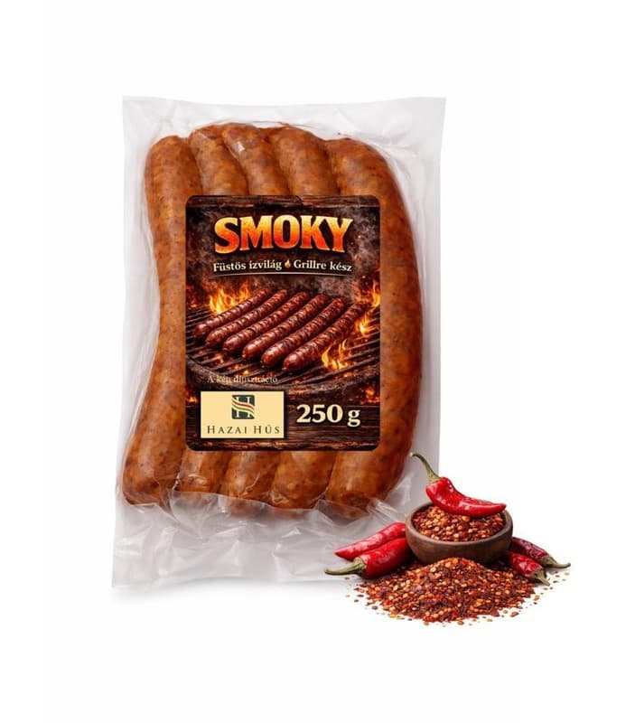 SMOKY grillkolbász extra chili