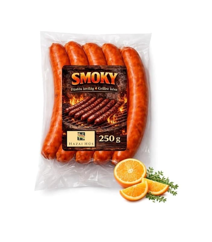 SMOKY bbq sausage orange-thyme