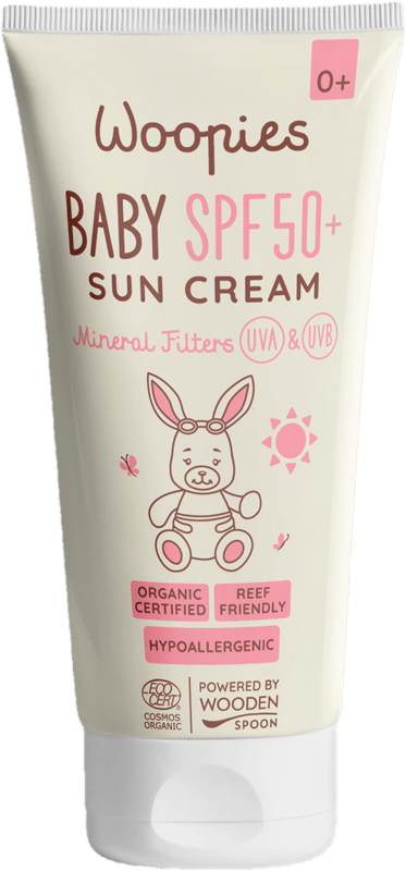 Wooden Spoon Woopies Bio baba naptej SPF50+