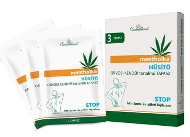 Cannaderm Mentholka tapasz hűsítő 3 db