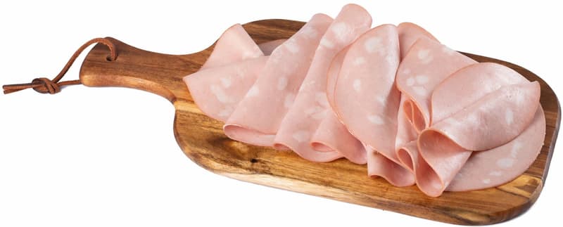 Kifli delikátesz Mortadella főtt, szeletelt sertés húskészítmény