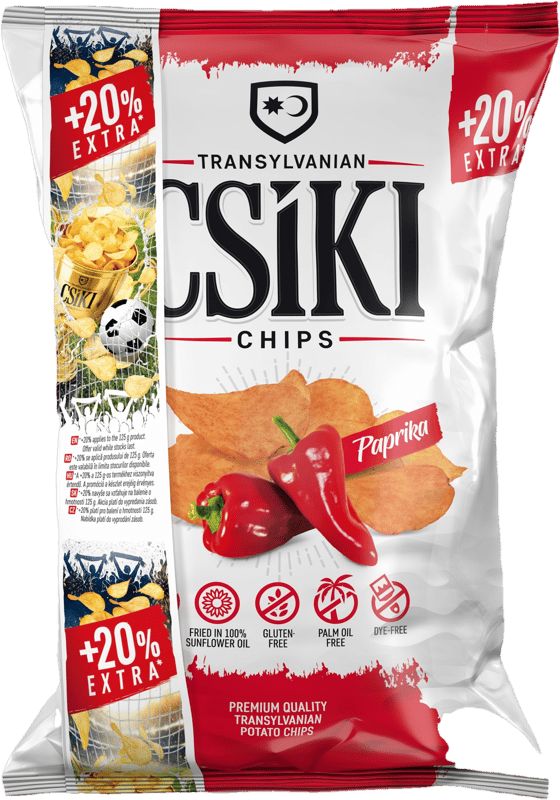 Csíki chips Paprika