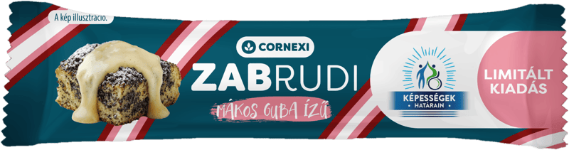 zabrudi mákos guba vanília ízű fehér bevonattal