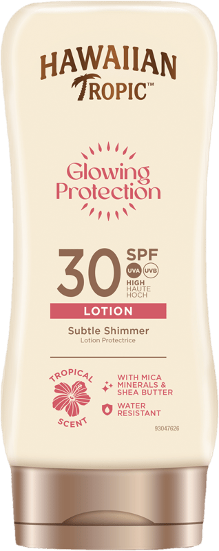 Hawaiian Tropic Glowing Protection SPF30 ragyogást adó naptej, 170 ml