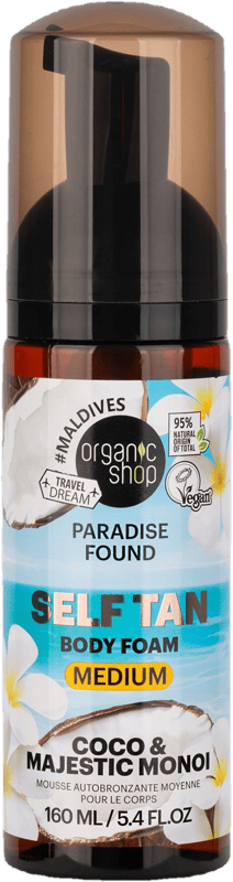 Organic Shop Barnító hab kókusszal és monoival - közepes 160ml