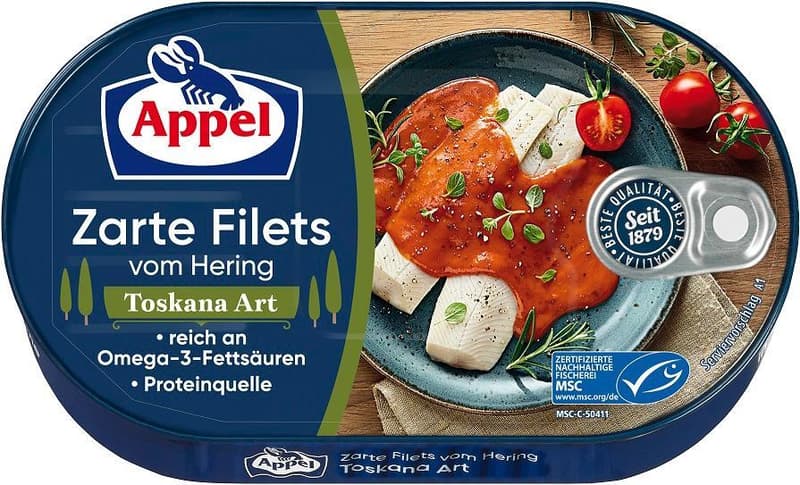 Appel Heringfilé Toscan szószban