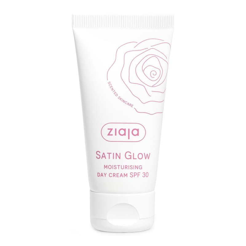 ZIAJA Szatén ragyogás hidratáló nappali arckrém SPF30