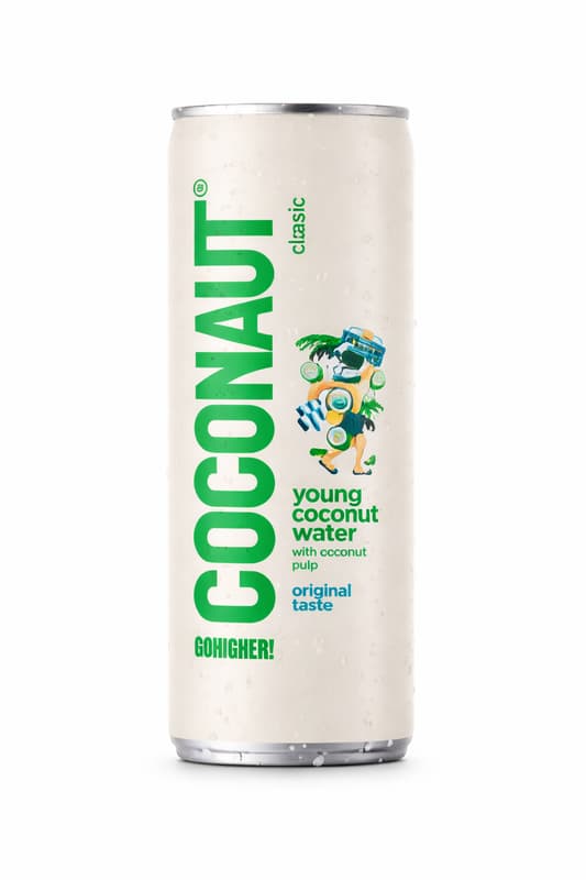 Coconaut coconaut water with coconaut pulp