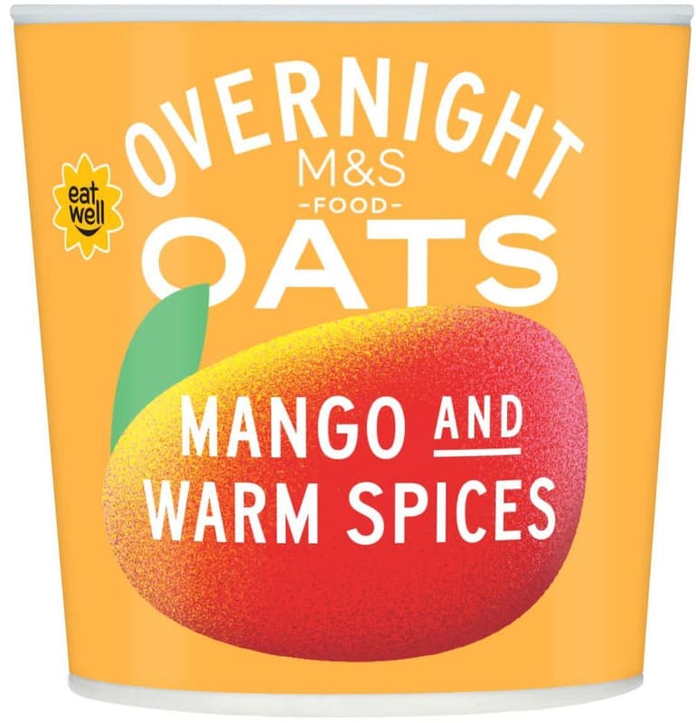 M&S Food Mango and warm spices overnight oats