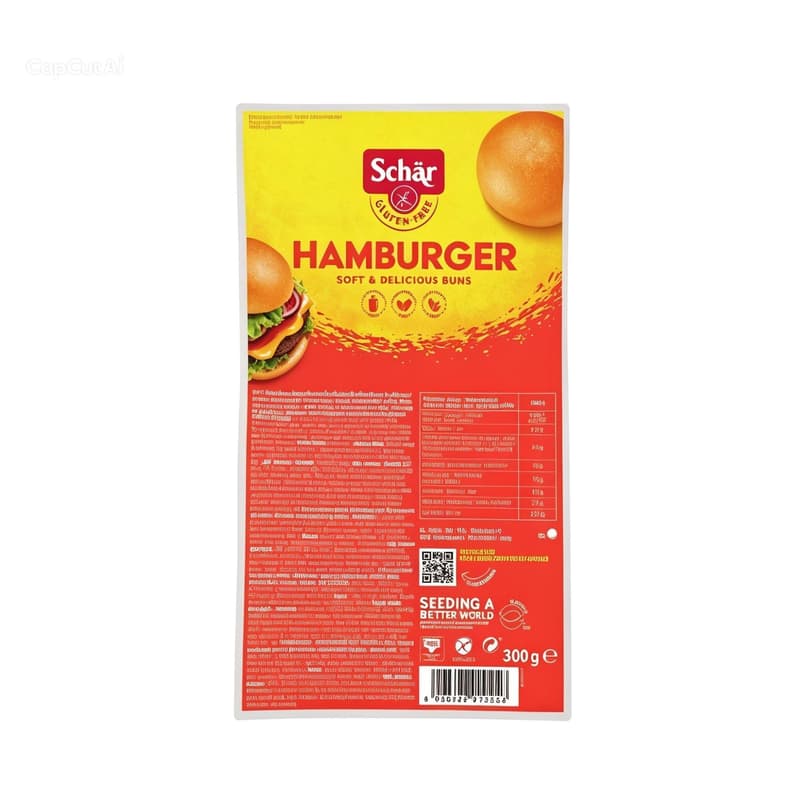 Schär Gluténmentes hamburger zsemle