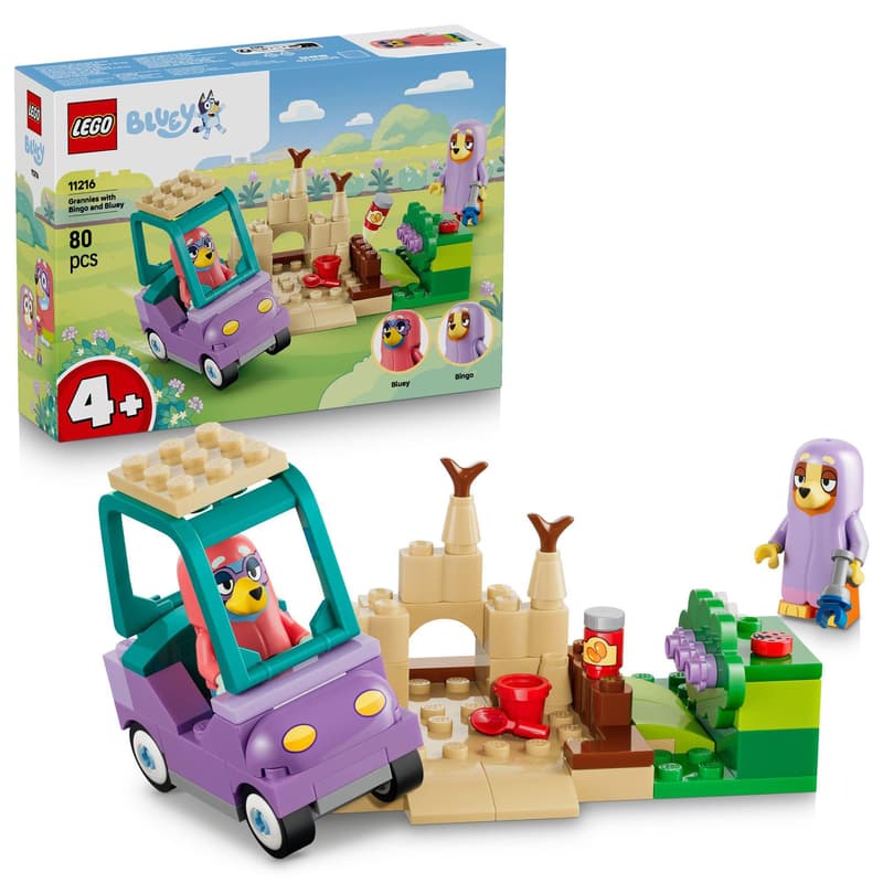 LEGO Bluey 11216 Nagyik Bingóval és Bluey-val