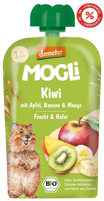 Mogli Bio kiwi pouches