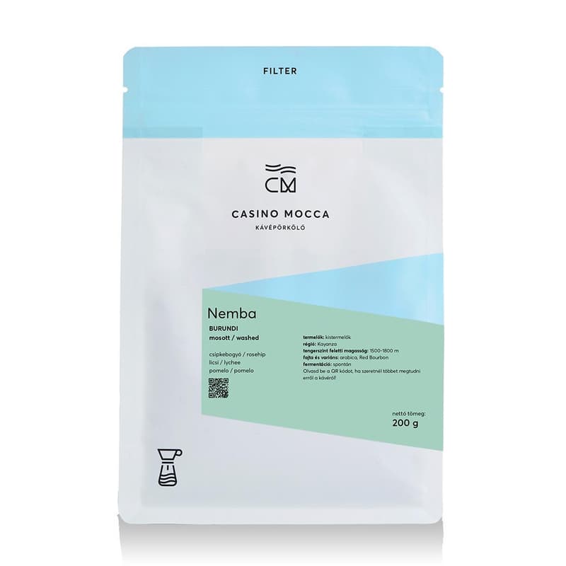 Casino Mocca roasted whole bean coffee for filter – Nemba – Burundi