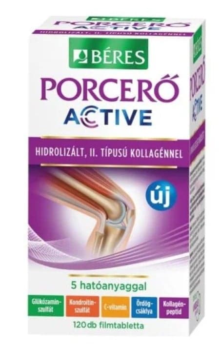 Béres Porcerő ACTIVE étrendkiegészítő filmtabletta 120 db