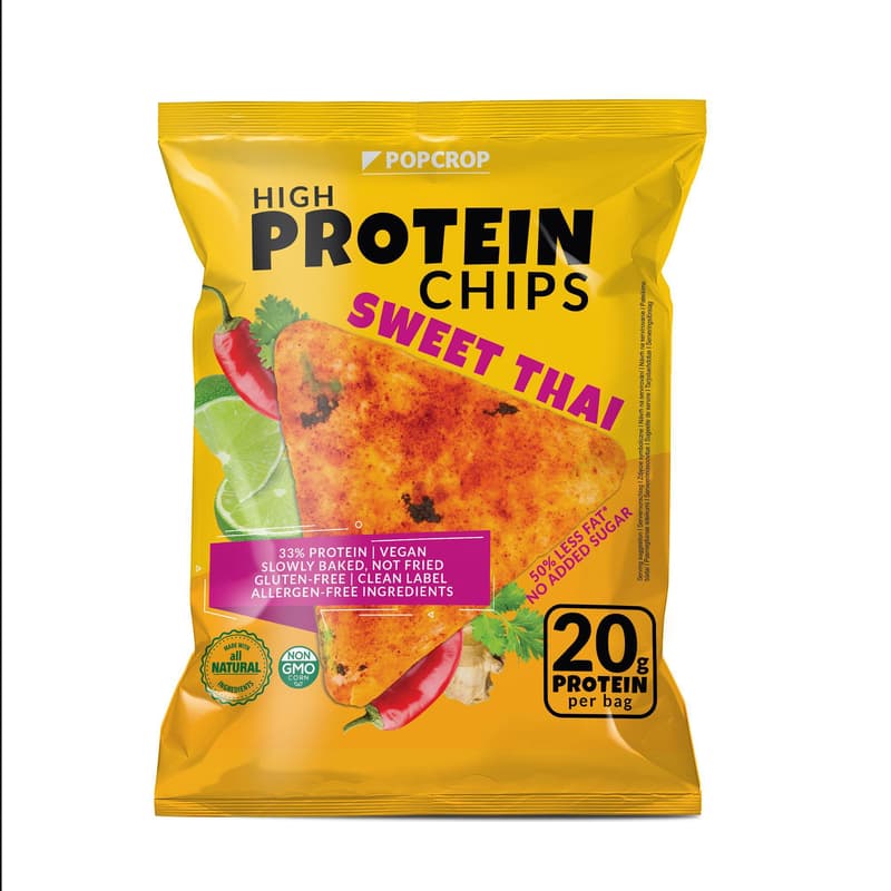 Popcrop High Protein chips Sweet Thai