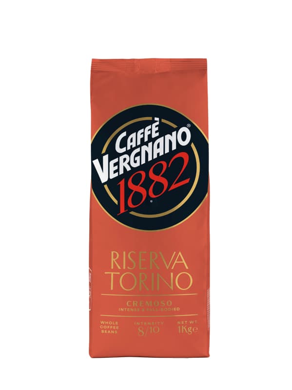 Caffe Vergnano Riserva Torino Cremoso közepes pörkölésű szemes kávé