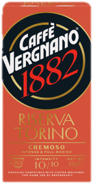 Caffe Vergnano Riserva Torino Cremoso közepes pörkölésű szemes kávé