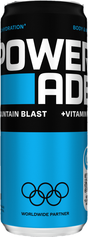 Powerade Mountain Blast Mixed Fruit Flavoured Non-Carbonated Isotonic Sport Drink 330 ml
