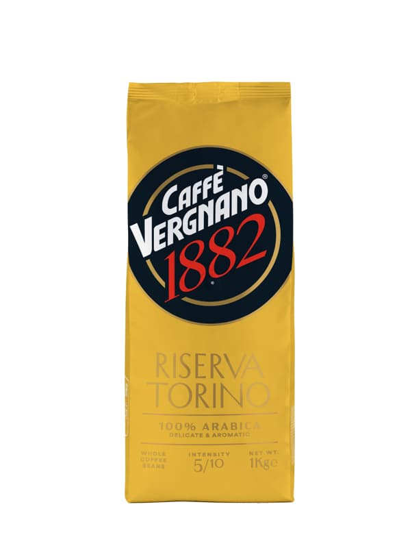 Caffe Vergnano Riserva Torino Arabica medium roasted coffee bean