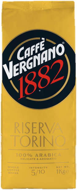 Caffe Vergnano Riserva Torino Arabica medium roasted coffee bean