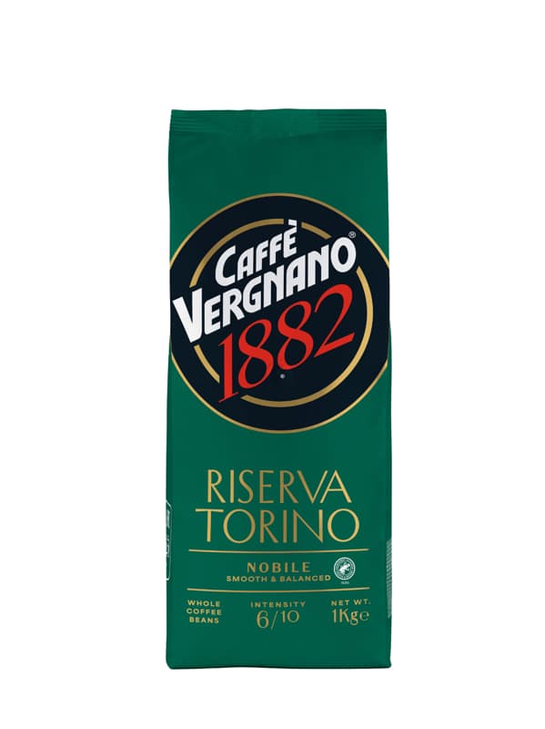 Caffe Vergnano Riserva Torino Nobilo világos pörkölésű szemes kávé