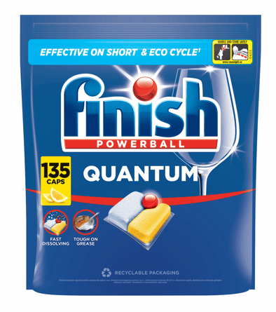 Finish Quantum All in 1 mosogatógép kapszula citromos illatú